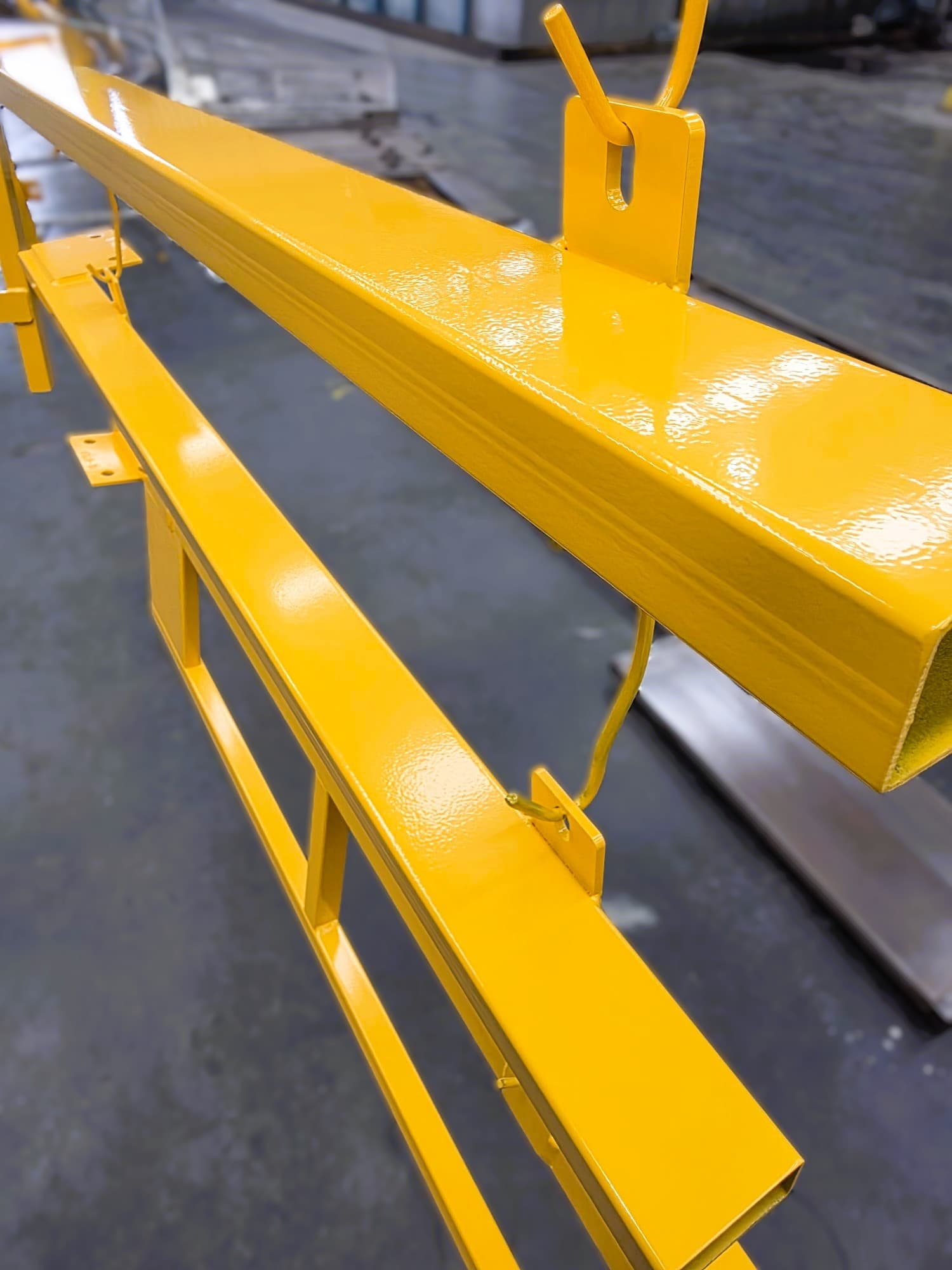 Powder coated metal sample 6